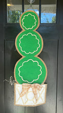 Load image into Gallery viewer, Topiary Tree Door Hanger - Large Cream